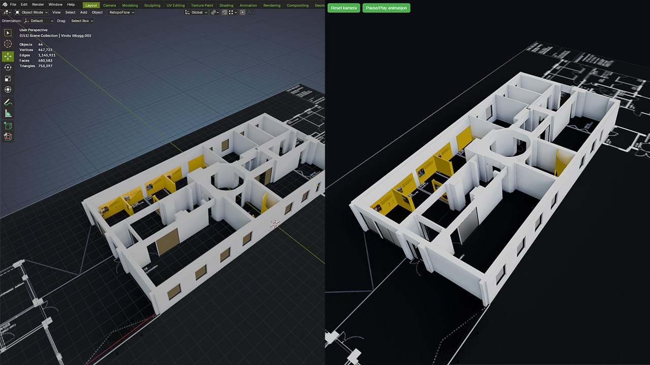 🚀 Fra Blender til Three.js på 1-2-3 — gratis add-on!