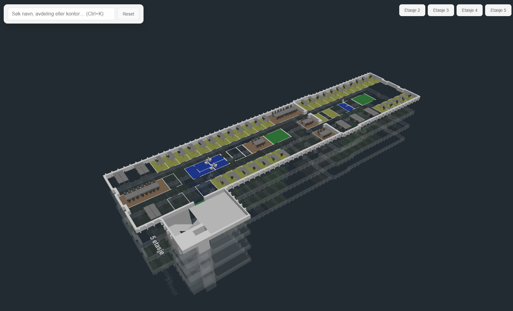 Kontoroversikt i 3D med Three.js